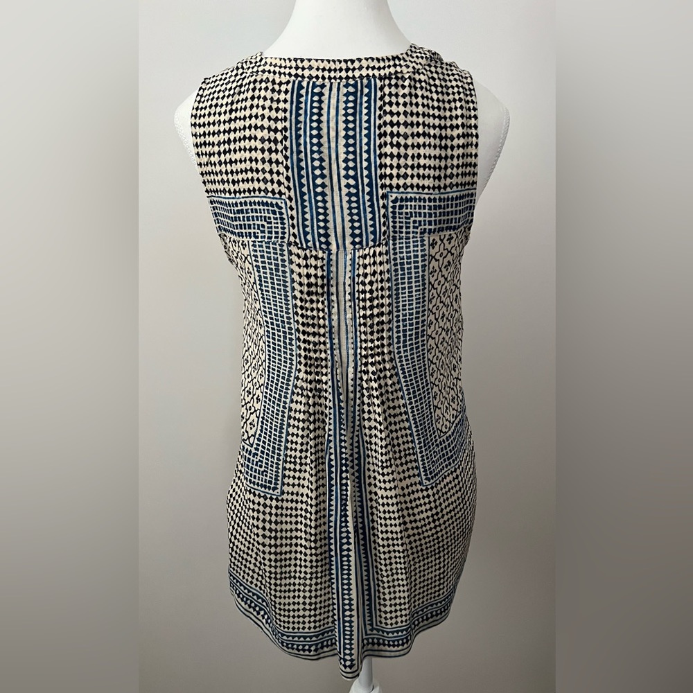 Lucky Brand Printed Sleeveless Tank Top Size XS - Picture 5 of 7